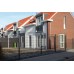 Metalen tuinhekpoort dubbel compleet antraciet 200x300 cm 133036